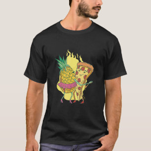 Ananasseldanering med Pizza Hawaii-Italien T Shirt