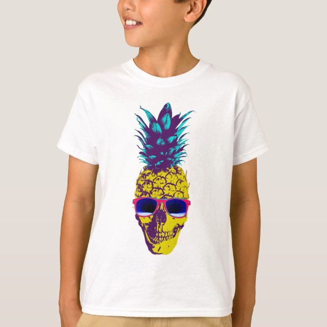 Ananasskalle T-shirt (Framsida)