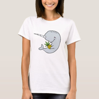 Ananasskjorta för damer Narwhal Tröja