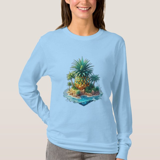 Ananassön. T Shirt (Framsida)
