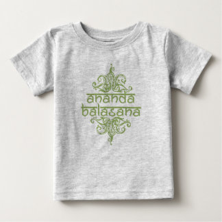 Ananda balasana (lycklig baby) tee shirt