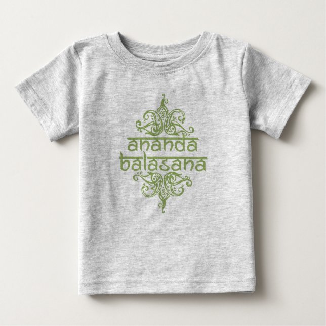 Ananda balasana (lycklig baby) tee shirt (Framsida)