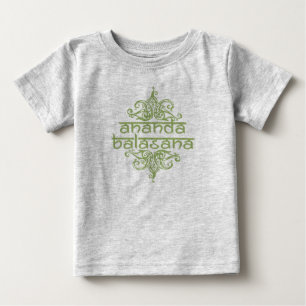 anandabalasana (den lyckliga bebiset) tee shirt