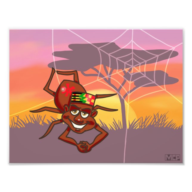Anansi the Storyteller Fototryck (Framsidan)