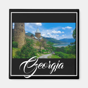 Ananuri Castle Georgia Aragvi Caucuses Mountains Magnet