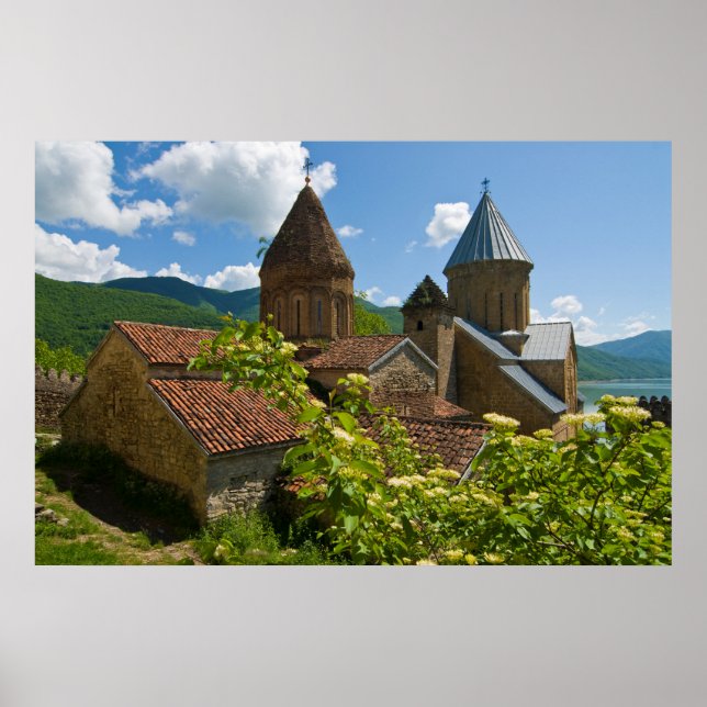 Ananuri fästning scenisk poster (Framsidan)