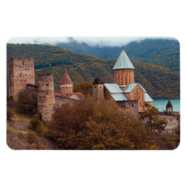 Ananuri kloster Georgia Magnet (Horisontell)