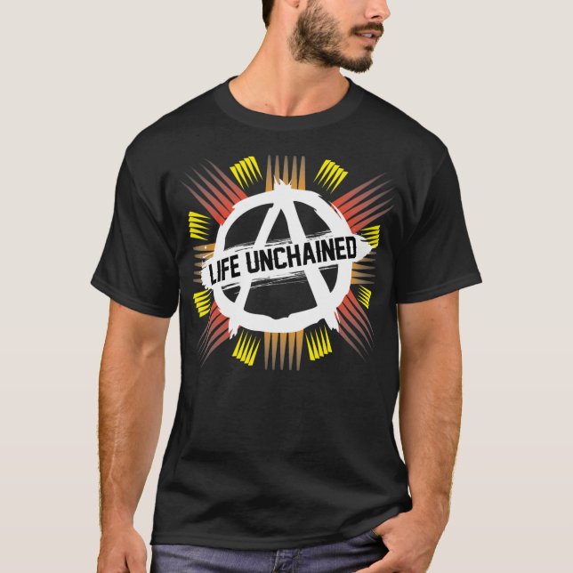 Anarchapulco svart utslagsplats t shirt (Framsida)