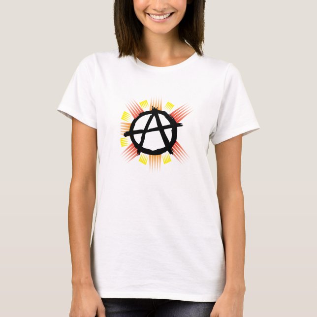 Anarchapulco White T Shirt Women (Framsida)