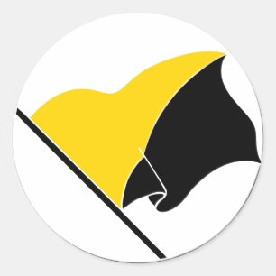 Anarcho Capitalism-etikettuppsättning Runt Klistermärke
