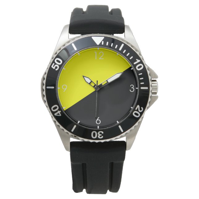 Anarcho-Capitalist Flagga Armbandsur (Framsida)