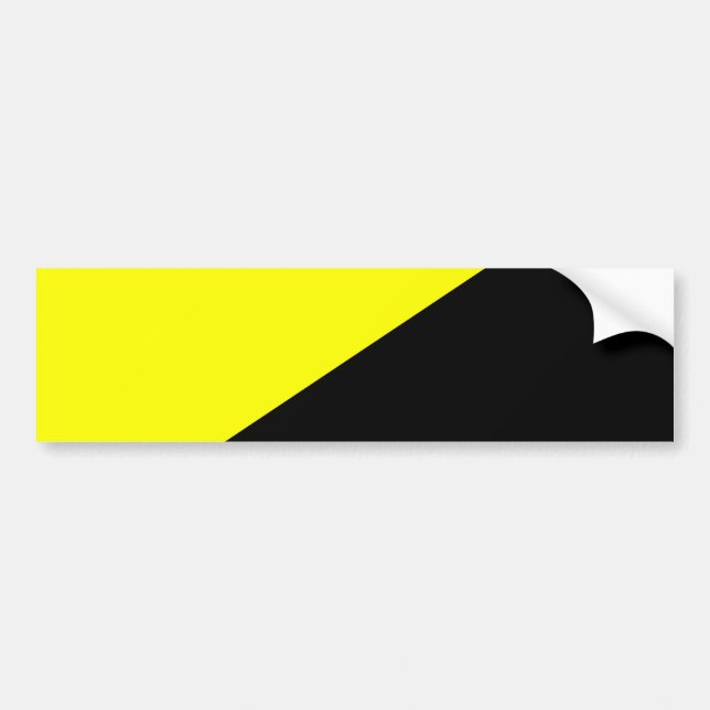 Anarcho-Capitalist Flagga Bildekal (Framsidan)