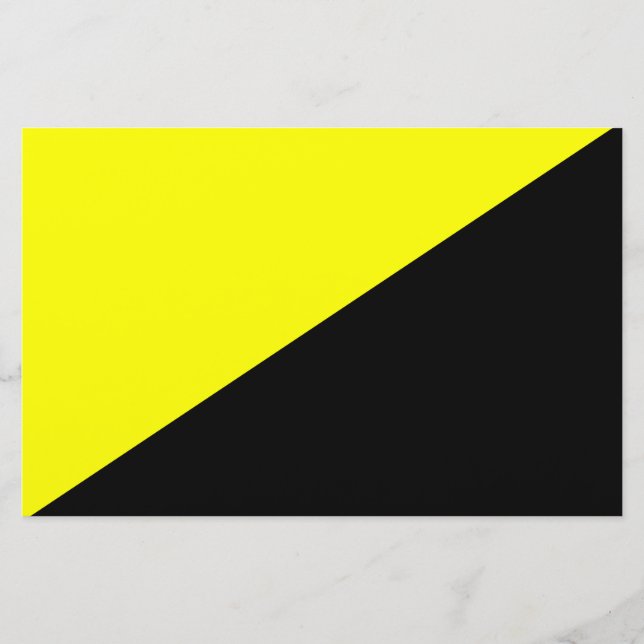 Anarcho-Capitalist Flagga Brevpapper (Framsida)