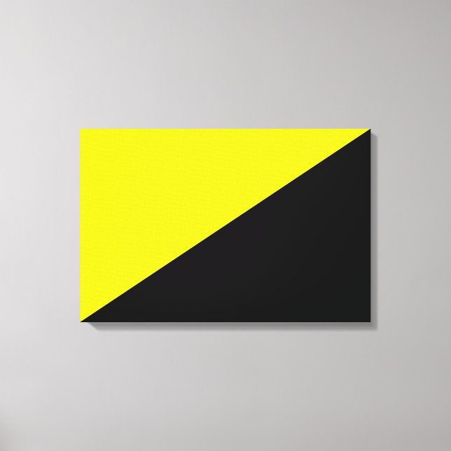 Anarcho-Capitalist Flagga Canvastryck (Framsida)