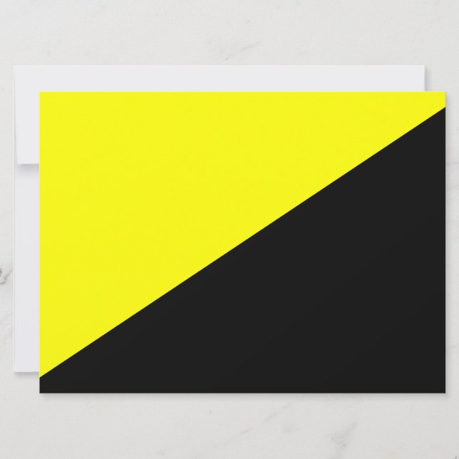 Anarcho-Capitalist Flagga Kort (Framsida)