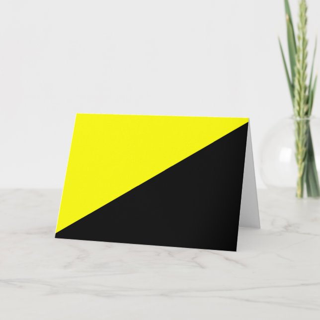 Anarcho-Capitalist Flagga Kort (Framsida)