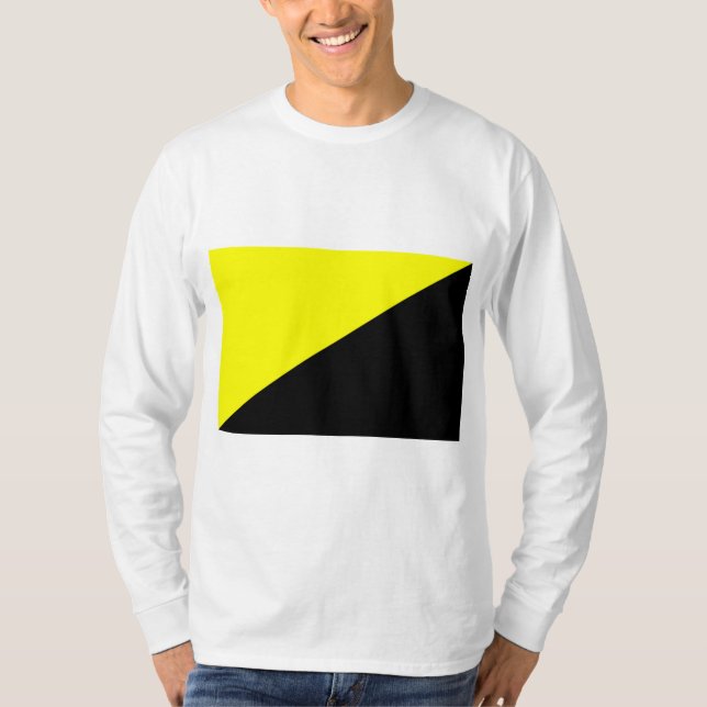Anarcho-Capitalist Flagga T Shirt (Framsida)
