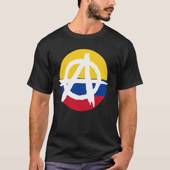 anarcho colombia t shirt (Framsida)