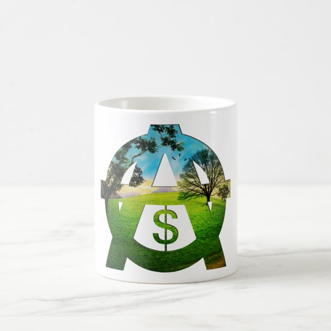 Anarcho-Kapitalism mugg (Center)