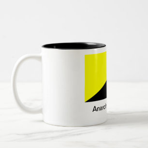 Anarcho- kapitalism Två-Tonad mugg