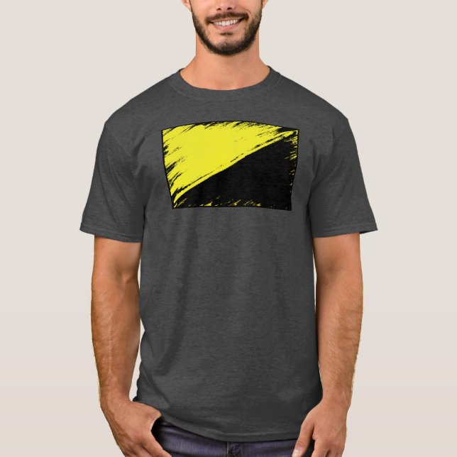 Anarcho-kapitalist flaggaT-tröja Tee (Framsida)