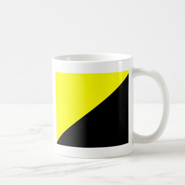 Anarcho kapitalistisk flagga kaffemugg (Höger)