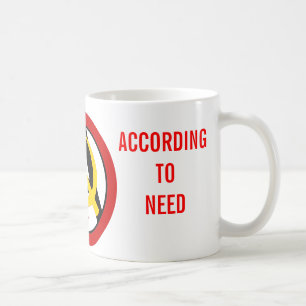 Anarcho-kommunist logotyp kaffemugg