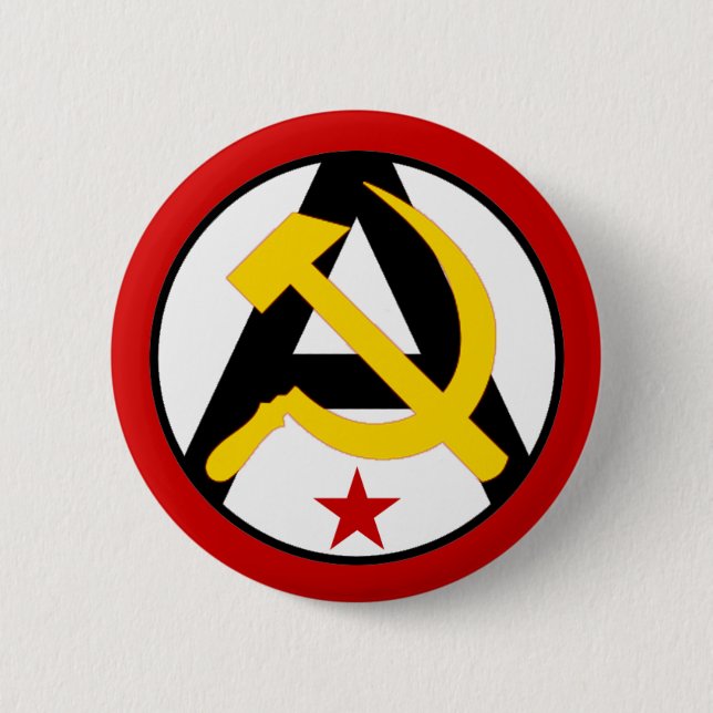 Anarcho-kommunist logotyp knapp (Framsida)