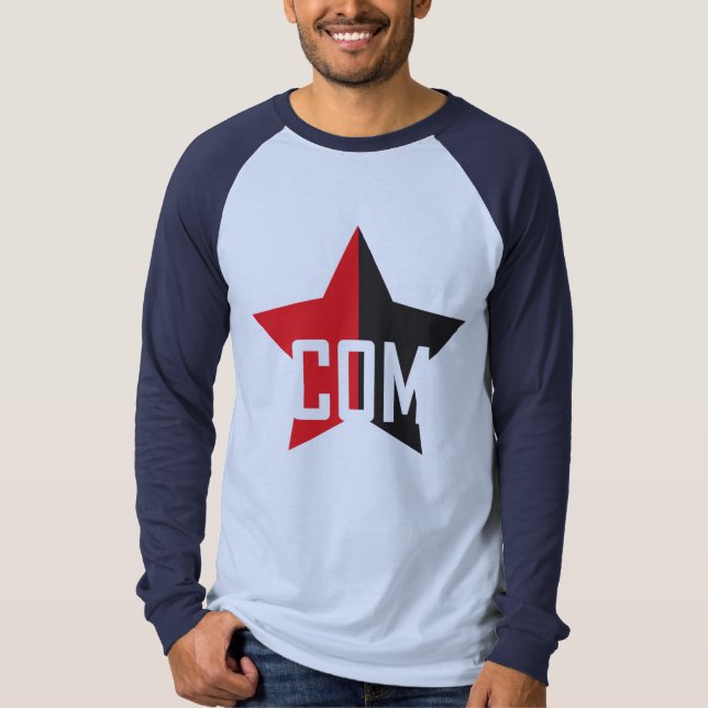Anarcho-Kommunist stjärna T Shirt (Framsida)