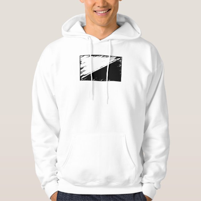 Anarcho-pacifism flaggaHoodie Sweatshirt (Framsida)