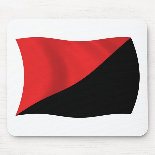 Anarcho-Syndicalism Flagga Mousepad Musmatta (Framsidan)