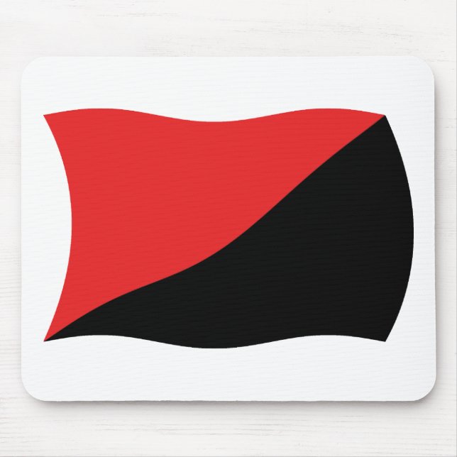 Anarcho-Syndicalism Flagga Mousepad Musmatta (Framsidan)