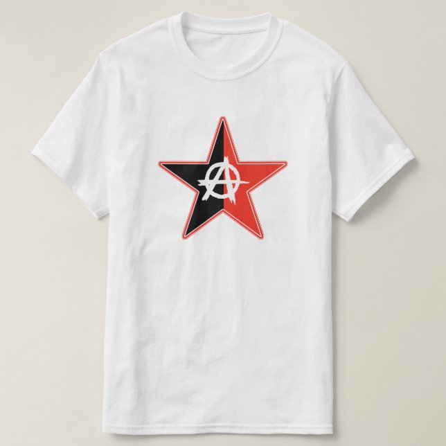 Anarcho-syndikalist revolutionär tee shirt (Design framsida)