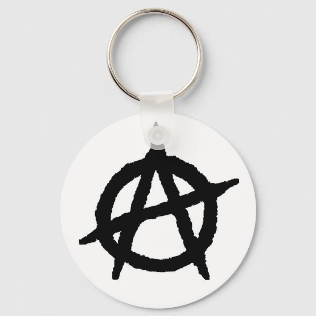 Anarchy Punk Keychain Nyckelring (Framsida)