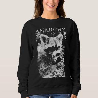 ANARCHY RACCOON FUNNY T SHIRT