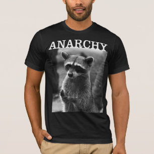 ANARCHY Raccoon Funny T Shirt