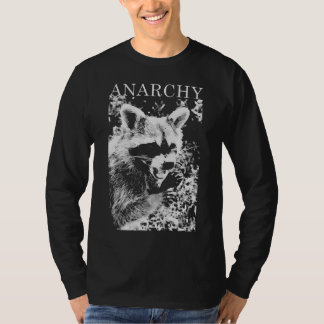 ANARCHY RACCOON FUNNY T SHIRT