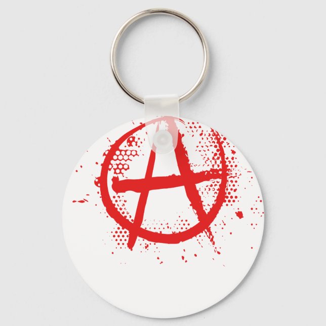 anarchy-symbol 2 nyckelring (Framsida)