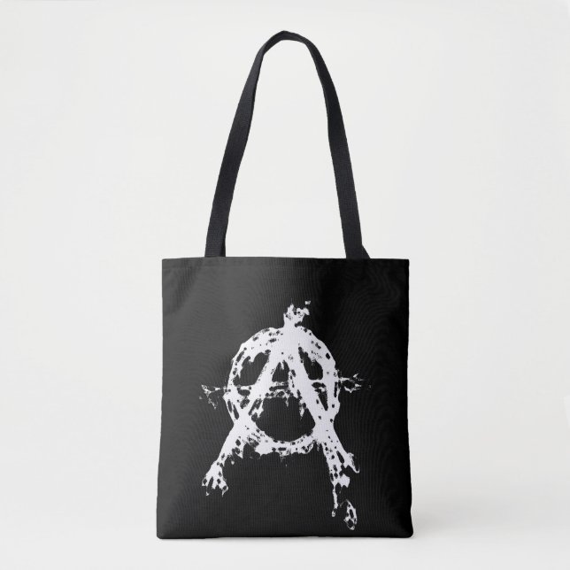 Anarchy Tote Bag Tygkasse (Framsida)