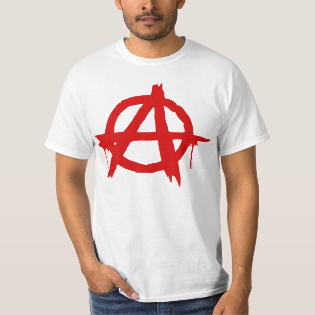 ANARKI ANARKISM, anti-globalisering rörelse Tee (Framsida)
