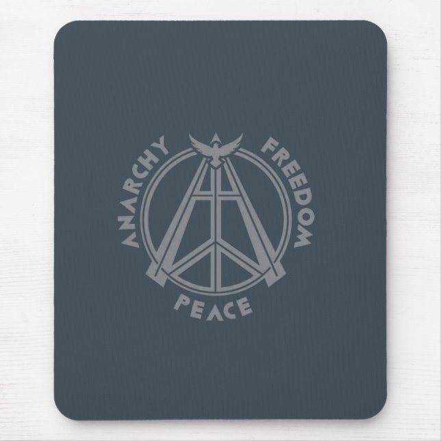 Anarki, frihet och fred: Modern anarkisk symbol Musmatta (Framsidan)