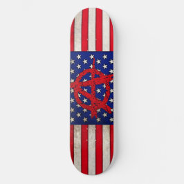 Anarki i USA Mini Skateboard Bräda 18,7 Cm