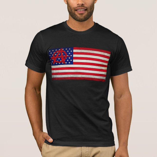 Anarki i USA T Shirt (Framsida)