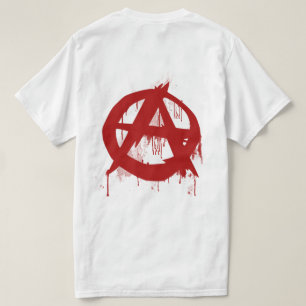 Anarki målar T-tröja T-shirt