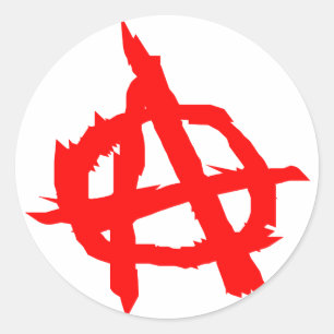 Anarki Runt Klistermärke