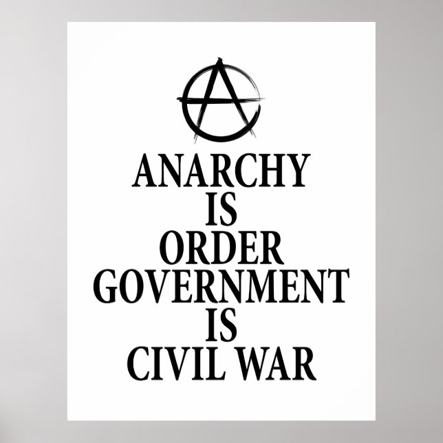 Anarkicitat Poster (Framsidan)