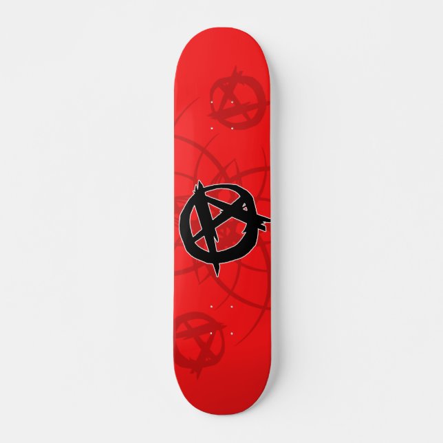 Anarkideck Old School Skateboard Bräda 21,6 Cm (Framsida)