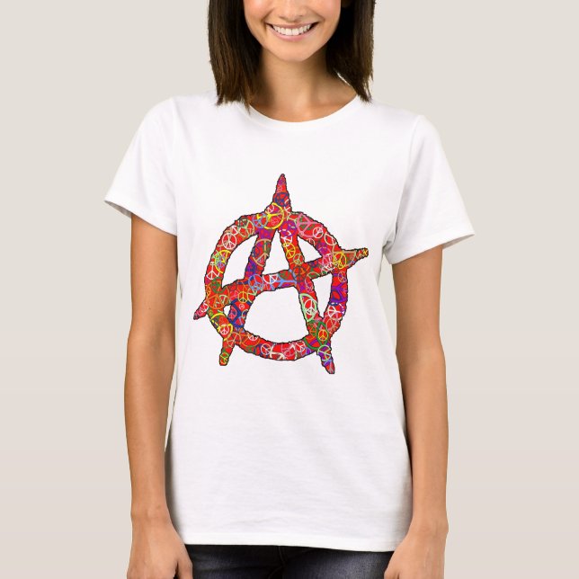Anarkifredslätt T Shirt (Framsida)