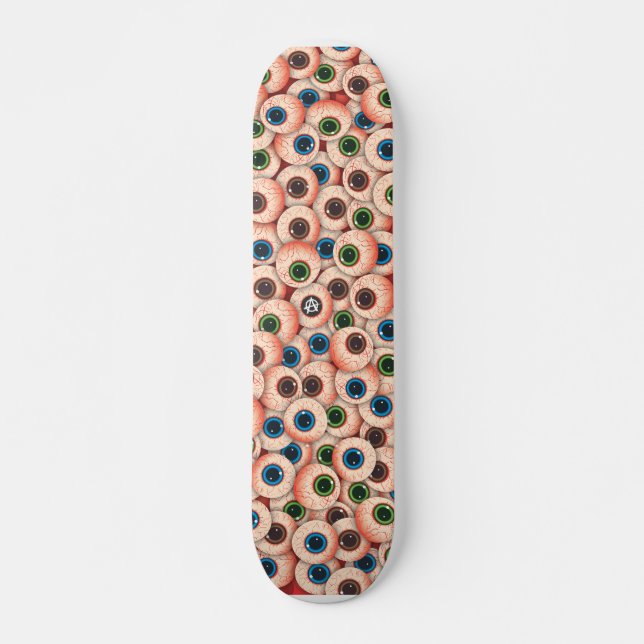 anarkiögonglobskateboard skateboard bräda 20,5 cm (Framsida)