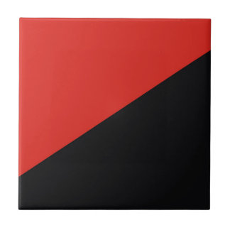 Anarkisk flagga symbol slår kommunismen socialism kakelplatta